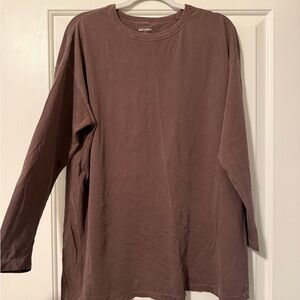 Old Navy women’s Crew Neck T-Shirt in Mauve Brown